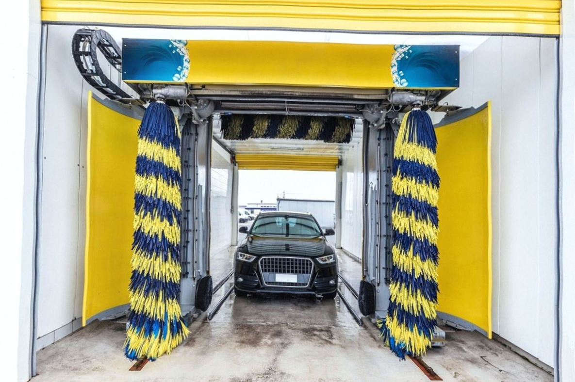 Moderne Waschanlage von Auswahlvorteil